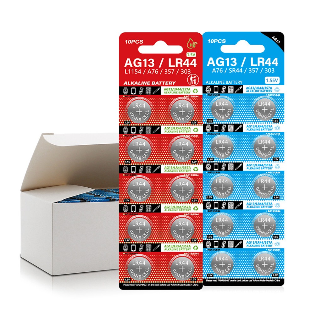 ถ่านกระดุม  AG13 LR44 357 SR44 A76 Lithium Battery  ราคาถูก