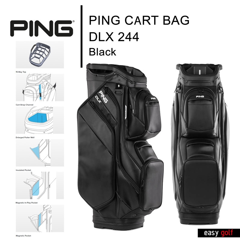 PING CART BAG DLX 244 PING CART BAG ถุงกอล์ฟ