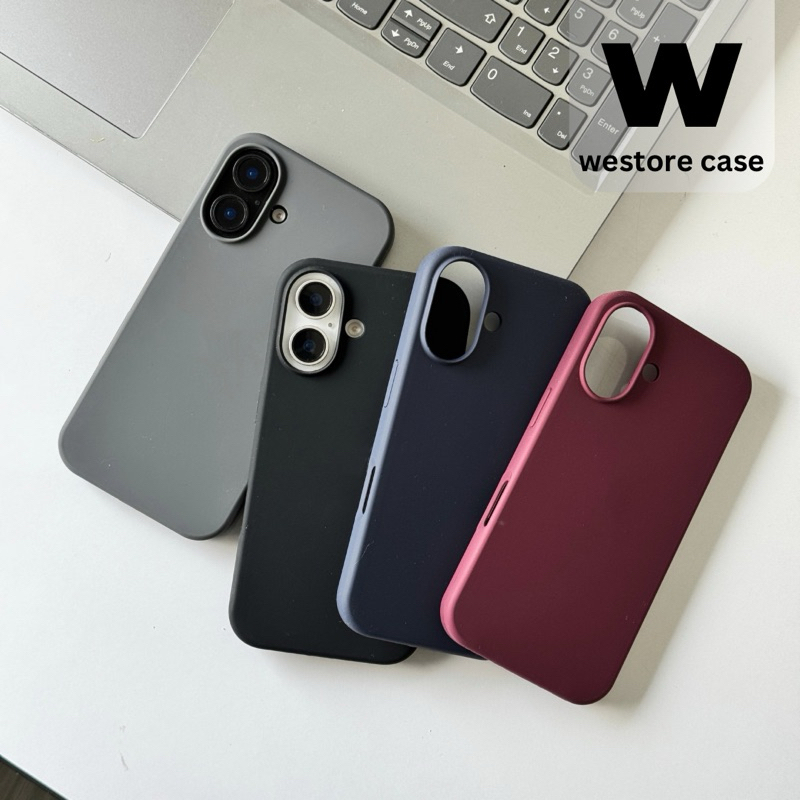 Supercase | สำหรับไอโฟน7P-17promax Silicone Case เคสซิลิโคน ลบรอยเปื้อนได้ บุกำมะหยี่ สีดำ i17 i17pro i17promax i17Air