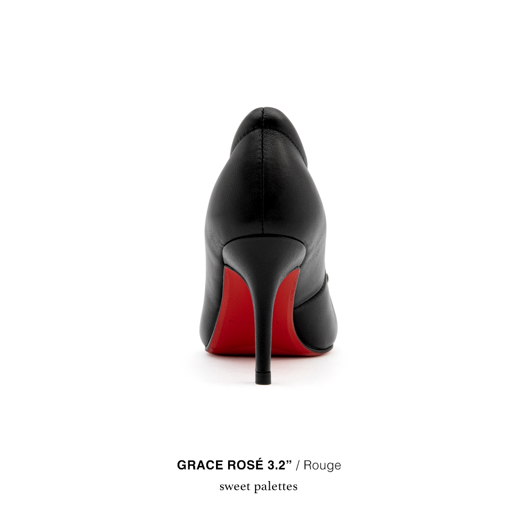Sweet Palettes รองเท้าหนังแกะ Grace Rose 3.2 inch Rouge - รูปที่ 6