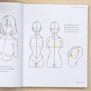 หนังสือเซตคู่(Box Set) Point Character Drawing เจาะลึกเทคนิค การวาดตัวละคร(Infopress : IDC)5722