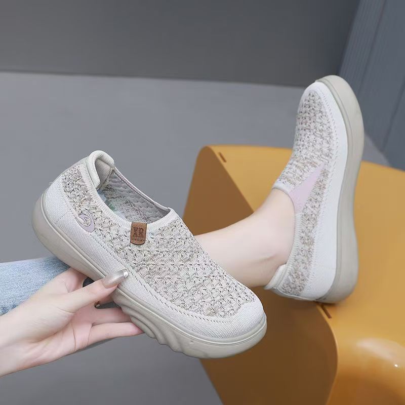 รองเท้าผ้าใบเพื่อสุขภาพ แบบสลิปออน ลำลองเท้า 36-40
