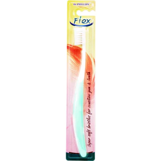 แปรงสีฟัน ขน นุ่ม เล็ก สำหรับโรคเหงือก เฟล็ก Flex ด้ามเรียบ Tooth brush Dr.Phillips Sensitive Flex Brush ขนนุ่ม