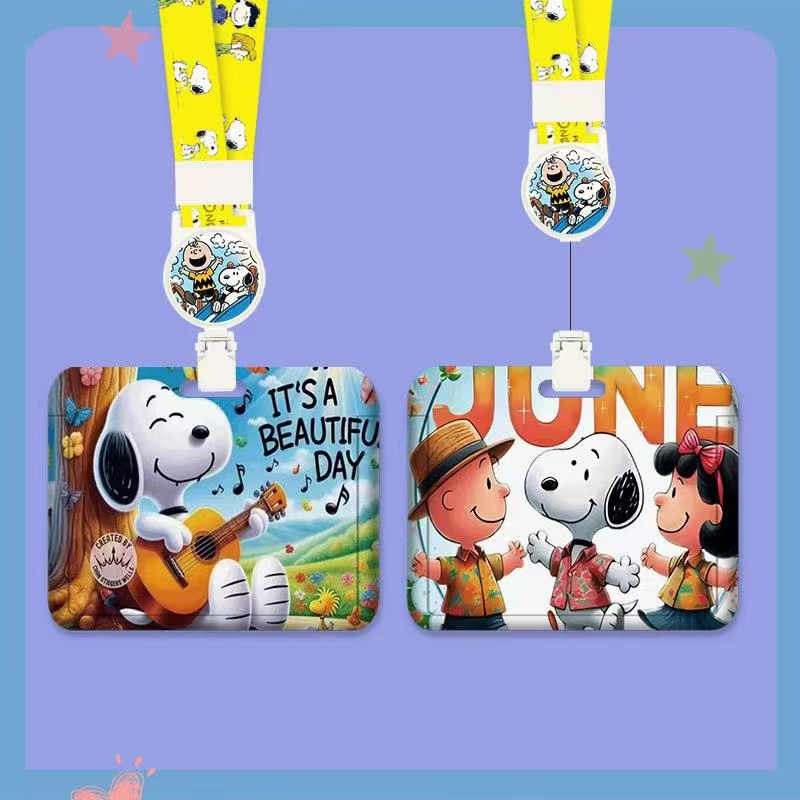 พร้อมส่ง สายคล้องบัตร ที่ใส่บัตร สายคล้องโทรศัพท์ สายคล้องคอ ลายการ์ตูน