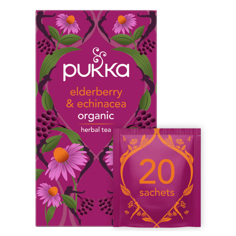 Pukka Elderberry & Echinacea 20 tea bags