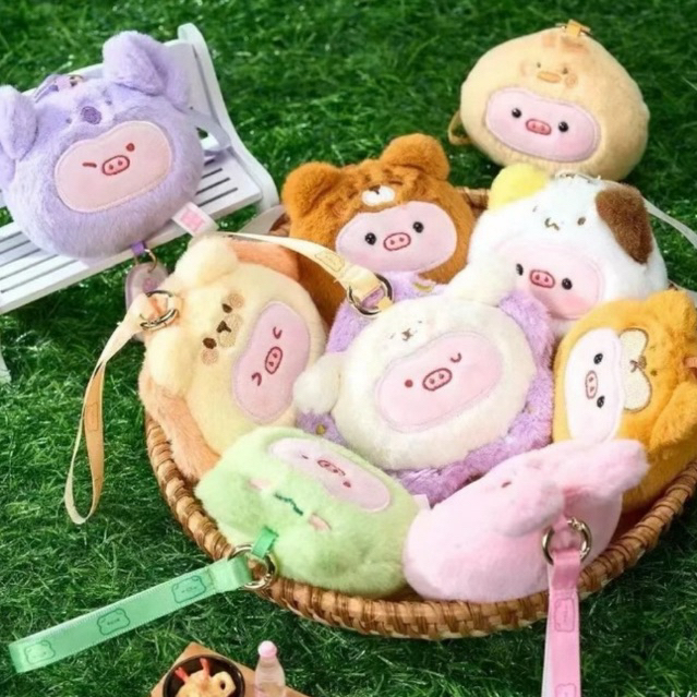 [Live ลด 100] [พร้อมส่งจากไทย] พวงกุญแจน้องหมู Sweetie Pig เหมาะกับการให้ของขวัญสุดๆ