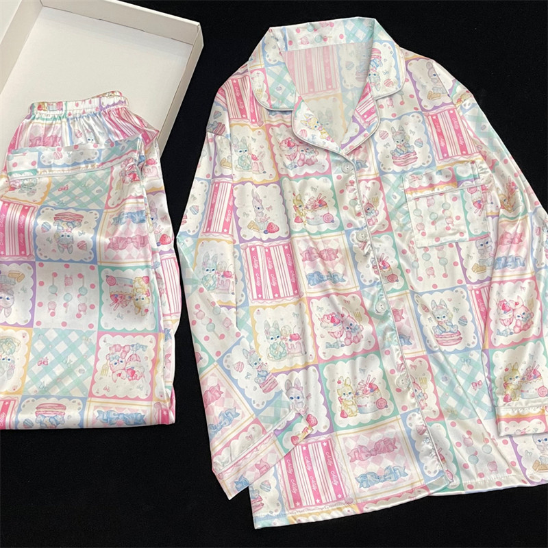 ชุดนอนแขนขาสั้น-แขนขายาว ผ้าซาตินเกรดพรีเมี่ยม(M-3XL)  (ชำระเงินปลายทาง)