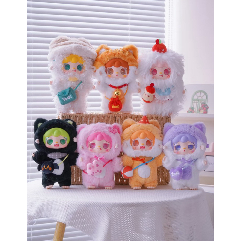 (พร้อมส่ง)[แยกตัว]กล่องสุ่มพวงกุญแจตุ๊กตาYooki V.2
