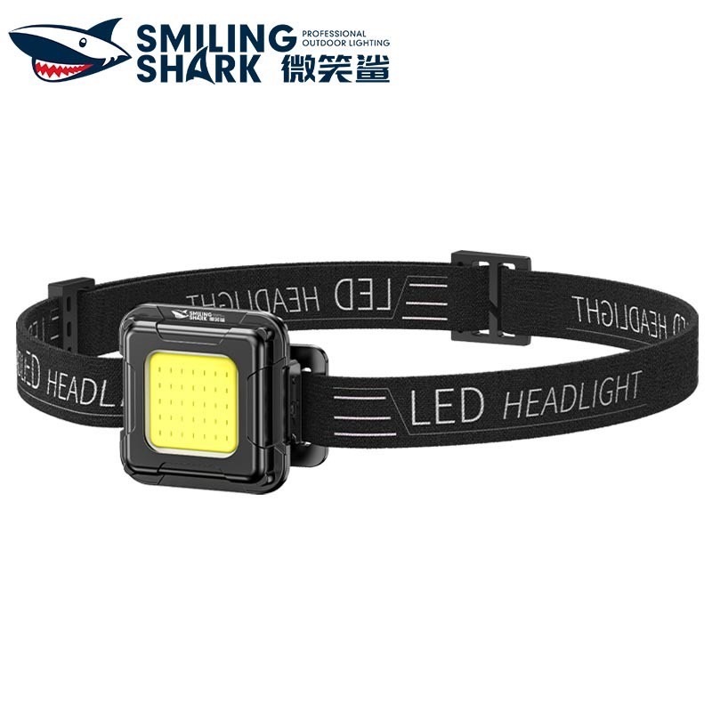 Smilingshark TD0156B ไฟฉายคาดหัว led ไฟหน้า COB Type-C ขนาดเล็ก แบบพกพา ชาร์จได้ 4 โหมด กันสนิทสนมตั