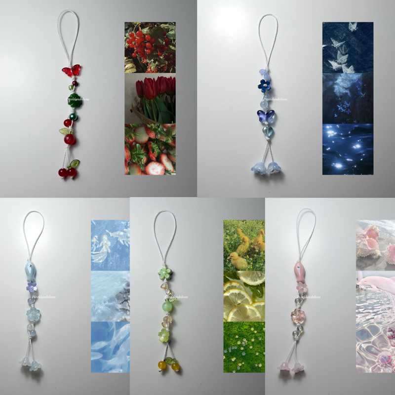 สายคล้องโทรศัพท์เชือกถัก (เชือกฝ้าย) - Phone Charm