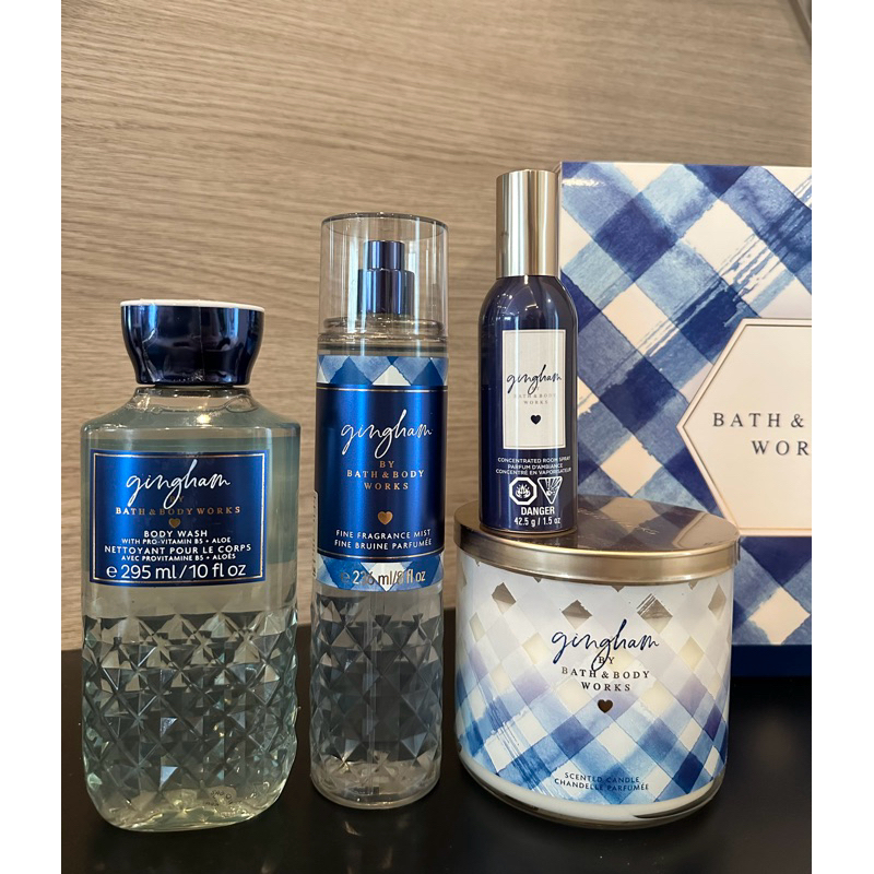 มีส่งด่วน🔴แท้💯%🔴Bath and Body Works กลิ่น GINGHAM 💙สินค้าพร้อมส่ง💙