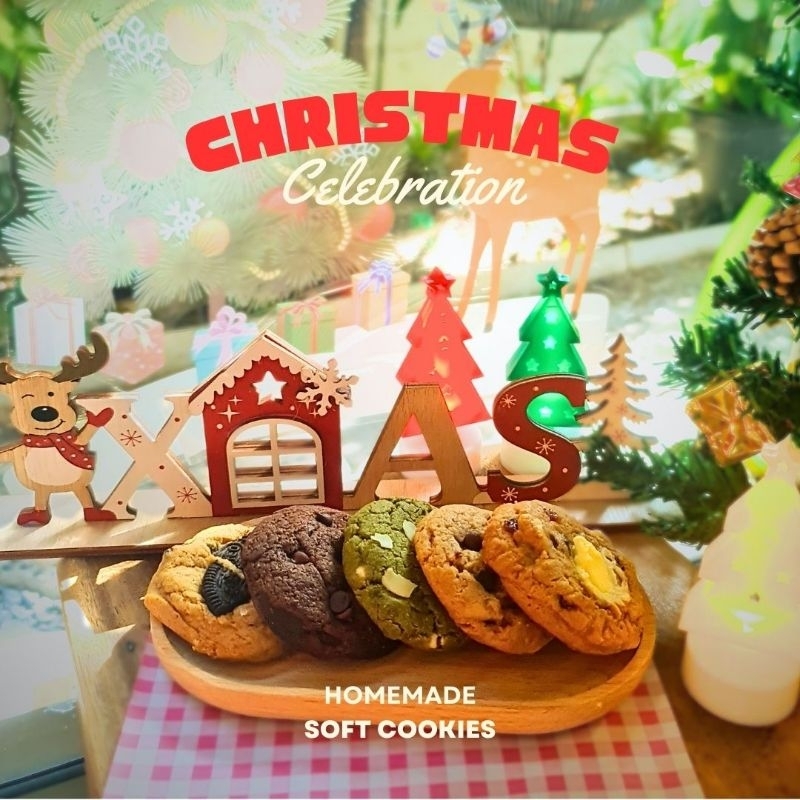 5 x Soft Cookies (คละรส) Mini ขนาด 30-35g