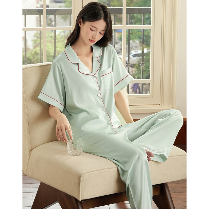 ชุดนอนผ้า Silk Satin พรีเมี่ยม (Diane Sally brand)