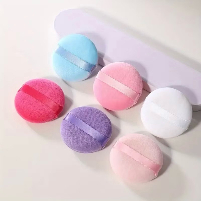 พัฟแต่งหน้า 1ชิ้น ขนาดเล็ก 5cmx5cm พัฟแป้งฝุ่น แป้งผสมรองพื้น