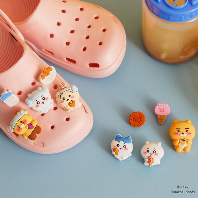 พร้อมส่ง Chiikawa x KAKAO FRIENDS Charm Set RYAN / Choonsik เซต 5 ชื้น