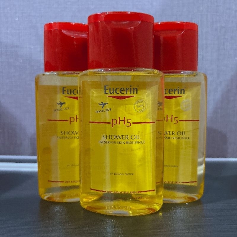 EUCERIN – pH5 Very Dry Sensitive Skin Shower Oil (100 ml.) อาบน้ำ​