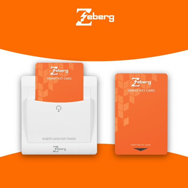 Smart Key Card คีย์การ์ดแถบแม่เหล็ก 10 ใบ Zeberg สำหรับโรงแรม อพาร์ตเมนต์ หอพัก ระบบเปิด-ปิดไฟ ประหยัดพลังงาน