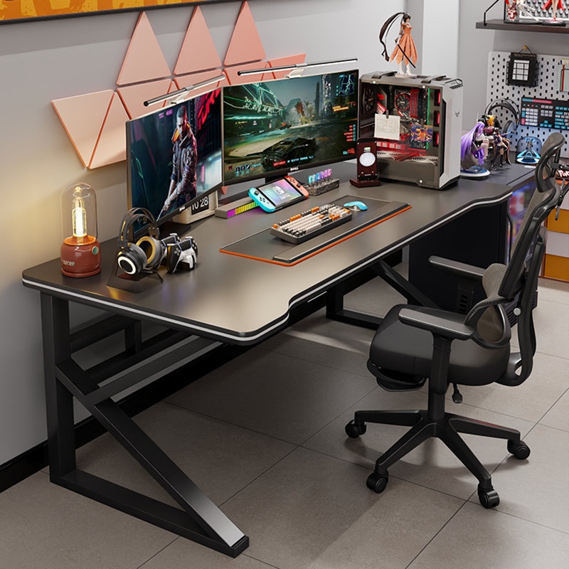 HOME โต๊ะคอมพิวเตอร์ วางคอมพิวเตอร์เกมมิ่ง สำหรับอีสปอร์ตGaming Desk กระดานที่หนาขึ้น computer desk