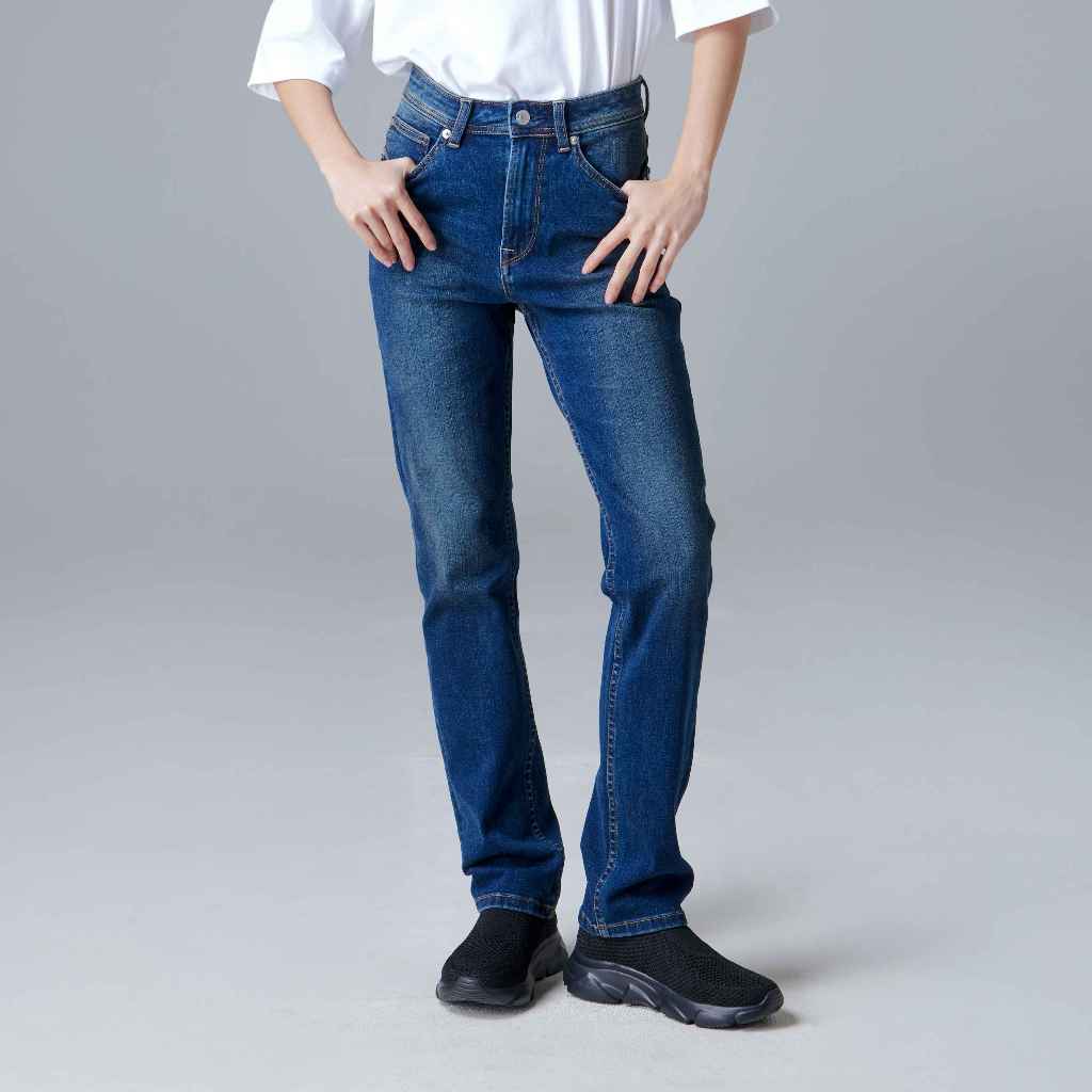 Warrix กางเกงยีนส์ขายาวทรงขาสอบ Women Jeans รุ่น W103 PANSA Tapered Straight (LP-243JEWW103)