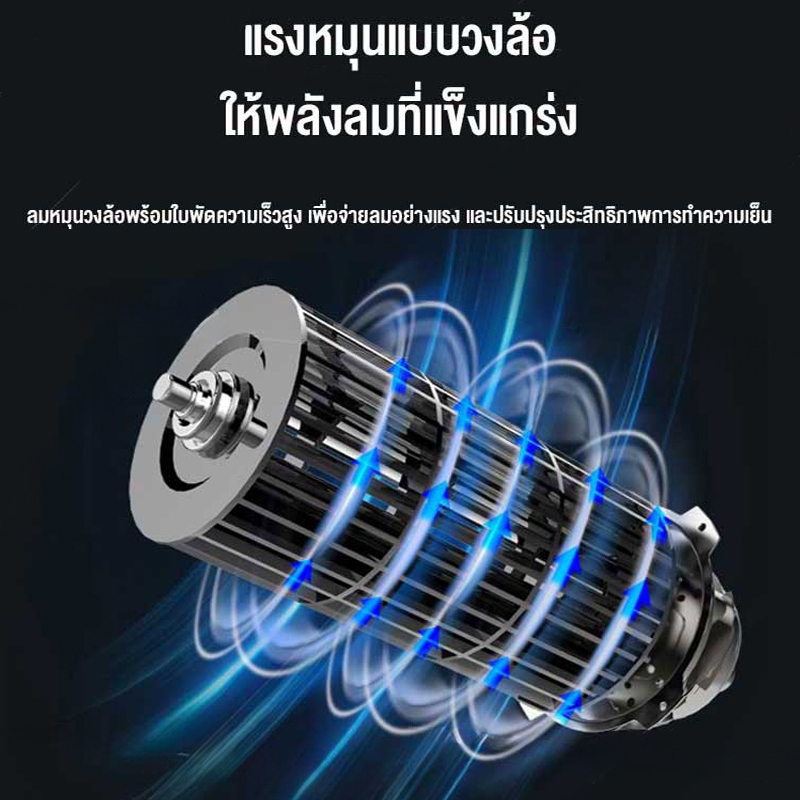พัดลมไอเย็น 10L เครื่องปรับอากาศ พัดลมระบายความร้อน พัดลมไอน้ํา Cooler Conditioner พร้อมเจลเย็น4ขวด - รูปที่ 4