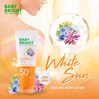 Baby Bright ซันคูลลิ่งบอดี้โลชั่น เอสพีเอฟ50 พีเอ+++ 160ml[Y24]