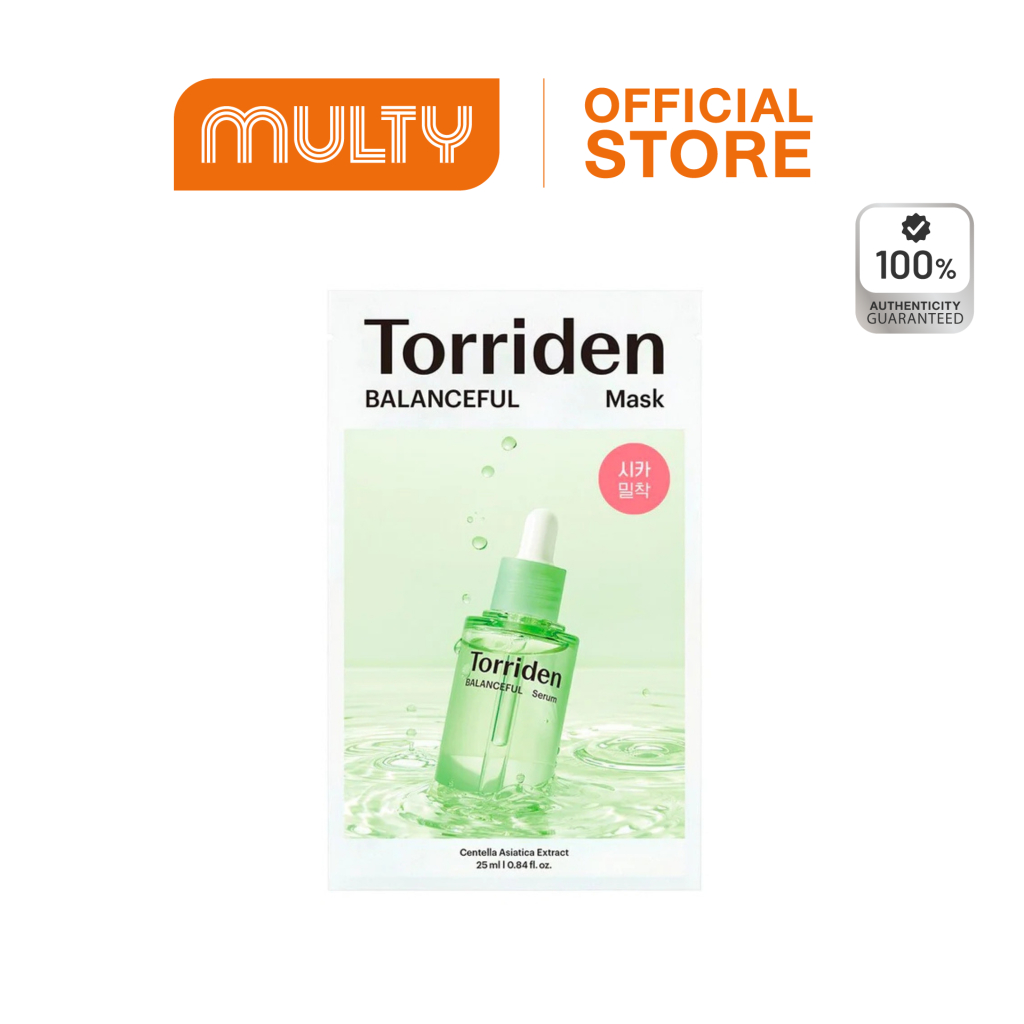 Torriden Balanceful Cica Mask Pack 25ml.(1แผ่น) แผ่นชีทมาสก์