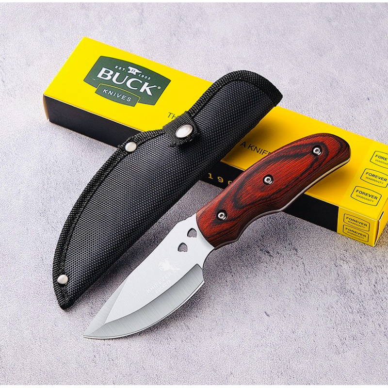มีดเดินป่า มีดใบตาย Buck Rocky Mountain พร้อมส่ง ราคาถูก