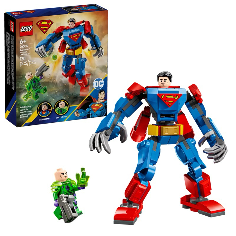 LEGO DC 76302 : Superman Mech vs. Lex Luthor™ (เลโก้แท้ ดีซี ซุปเปอร์แมน)