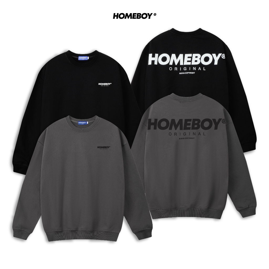 HOMEBOY เสื้อแขนยาวUNISEX รุ่น HB.SWEATER.ORIGINAL