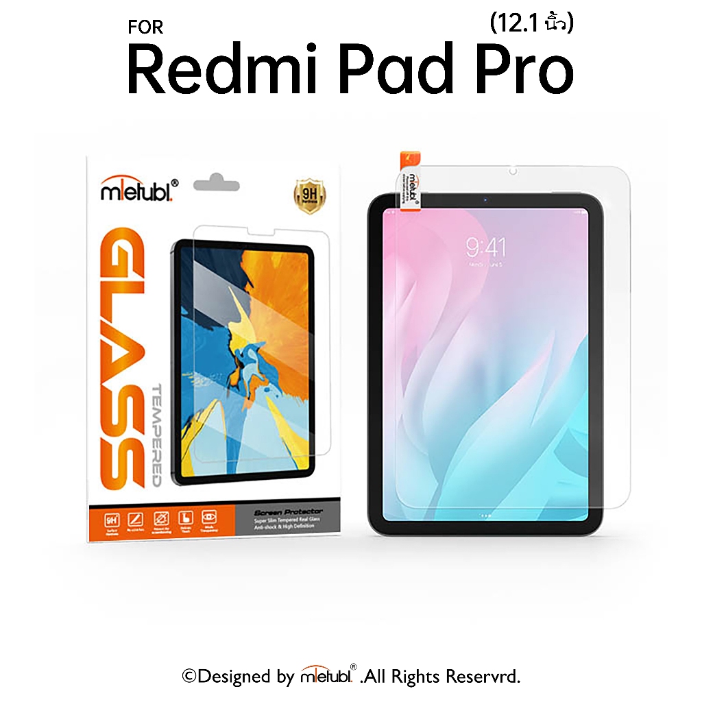 ฟิล์มกระจก ฟิล์มไฮโดรเจล Mietubl สำหรับ Xiaomi Redmi Pad Pro 12.1 นิ้ว มีอุปกรณ์ติดฟิล์มในกล่อง