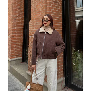 MALIMAYS - Harrow Suede Jacket แจ็คเก็ตหนังกลับบุขน
