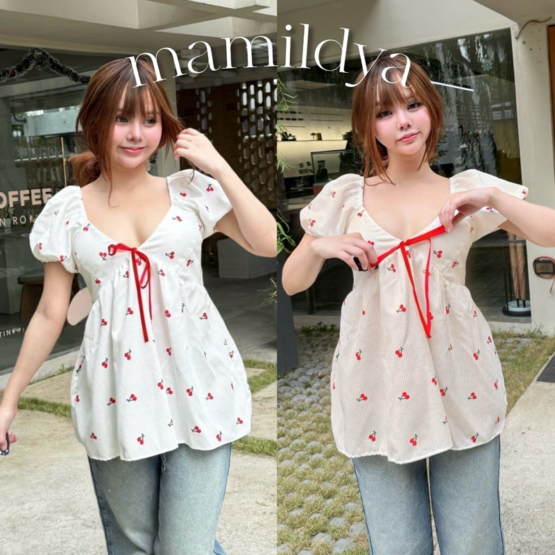 Mamildya.shop เสื้อตัวยาว น่ารักมากกกก กอไก่ล้านตัว/ /NUSA-วีฟูก