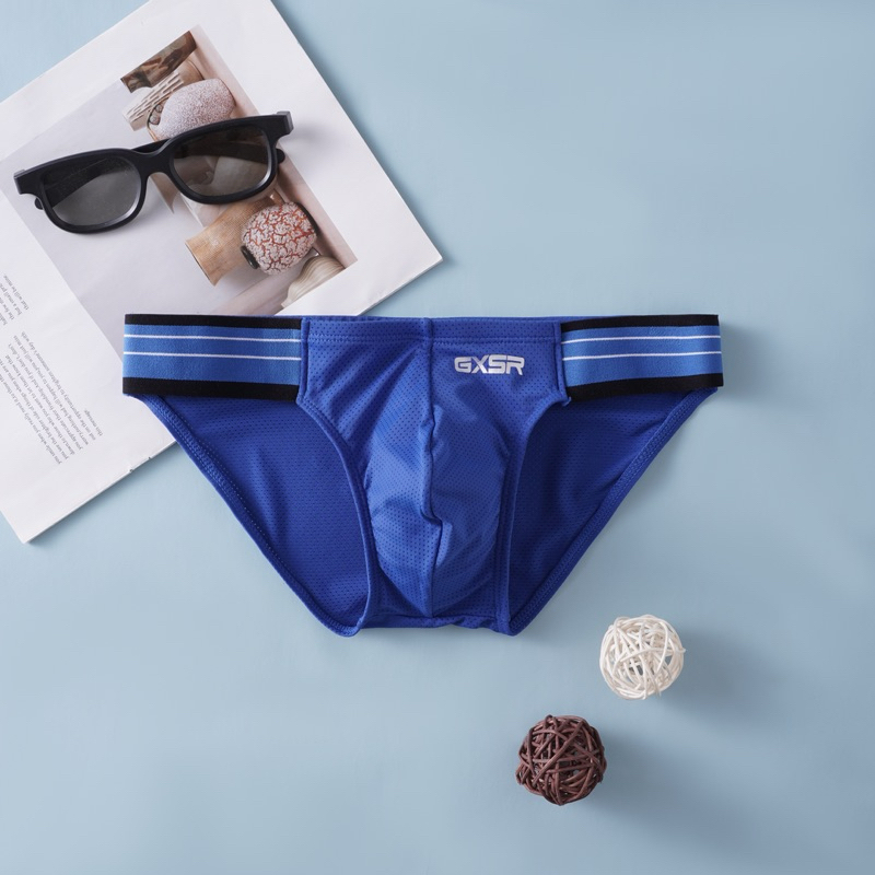 กางเกงในชายGXSR กางเกงในผู้ชายขาเว้า ผ้าฝ้าย เนื้อนุ่ม ยืดหยุ่น ใส่สบาย ราคาถูก สินค้าพร้อมส่ง - รูปที่ 3
