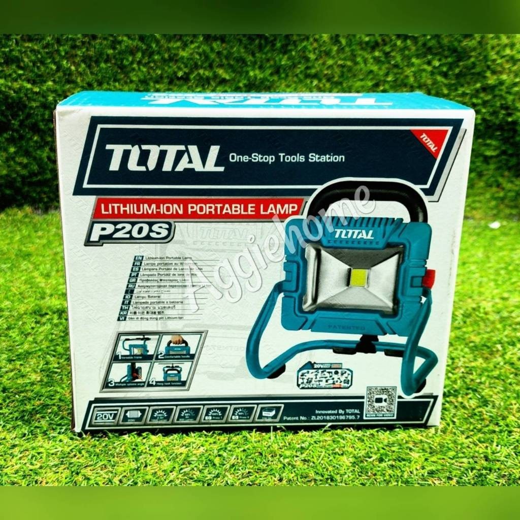 TOTAL ไฟสปอร์ตไลท์ LED ไร้สาย 20V. รุ่น TWLI20258 (พร้อมแบต 1ก้อน+ที่ชาร์จ) ไฟส่องสว่าง ไฟฉาย - รูปที่ 4