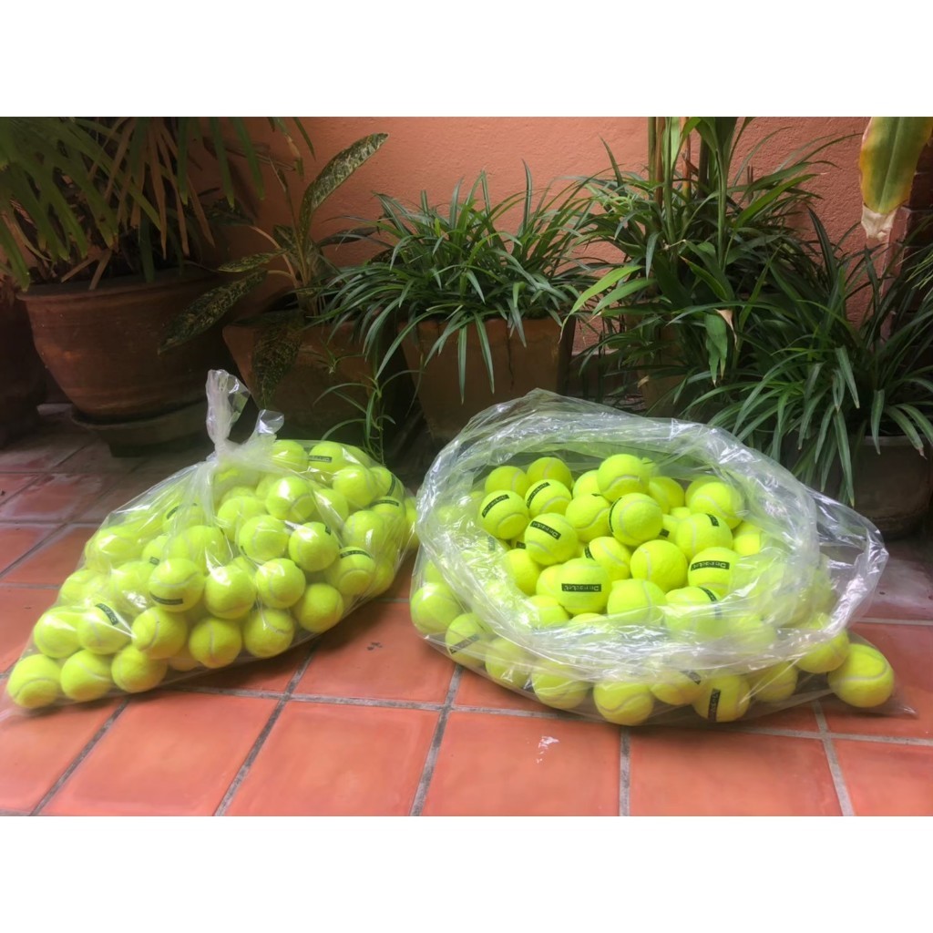 ลูกเทนนิสสำหรับซ้อม DrRacket (1x100 ลูก) /Training Tennis Ball DrRacket(1x100 Balls) (DR04-4002)