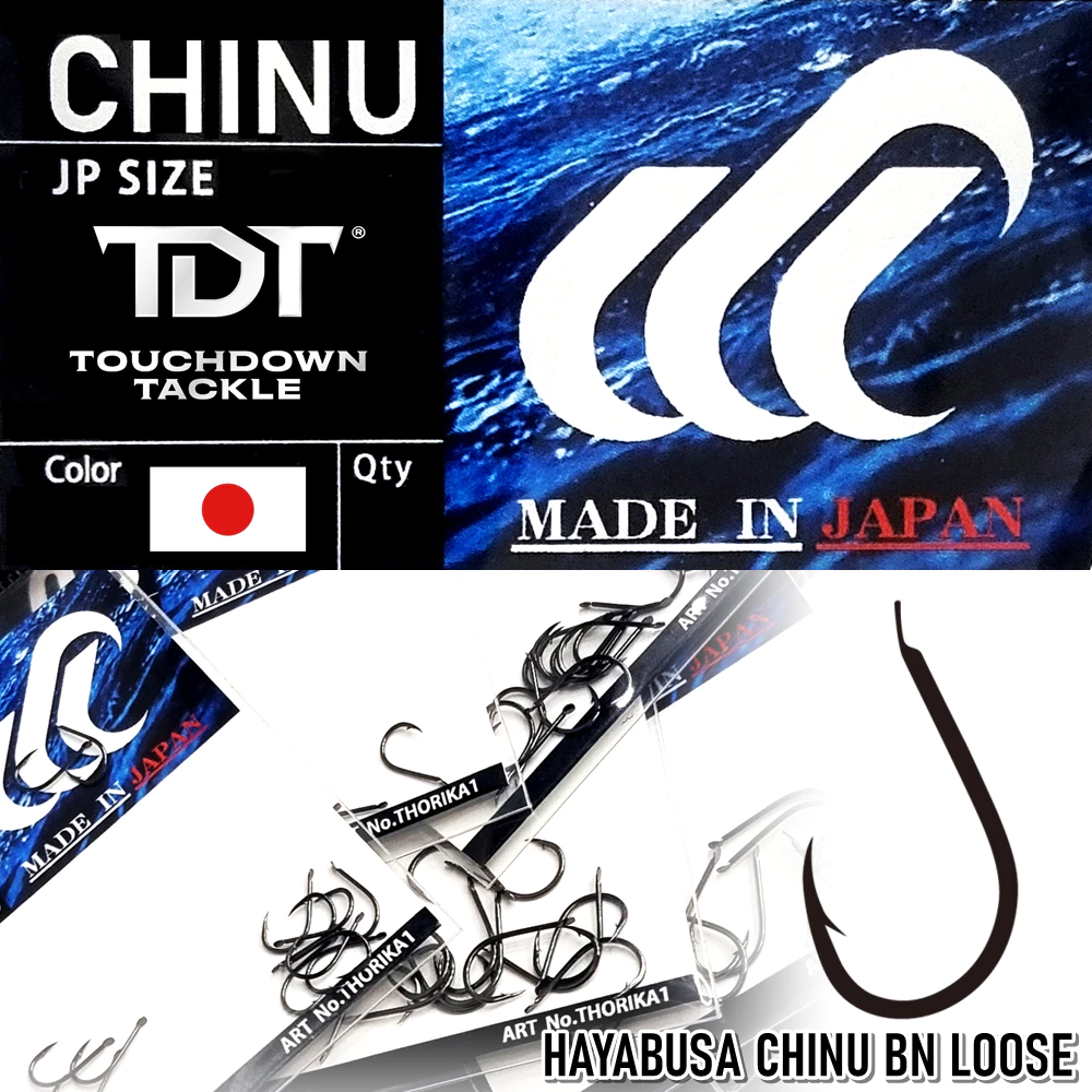 HAYABUSA CHINU BN LOOSE HOOK *** ตัวเบ็ดเบ็ดจินุคุณภาพสูง แข็ง คม บาง MADE IN JAPAN 100% ***
