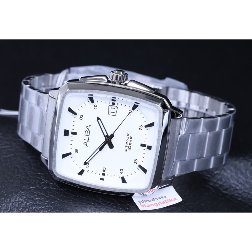 (แถมกล่องแบบพกพา) นาฬิกา Alba Sportive Automatic รุ่น AU4045X / AU4045X1