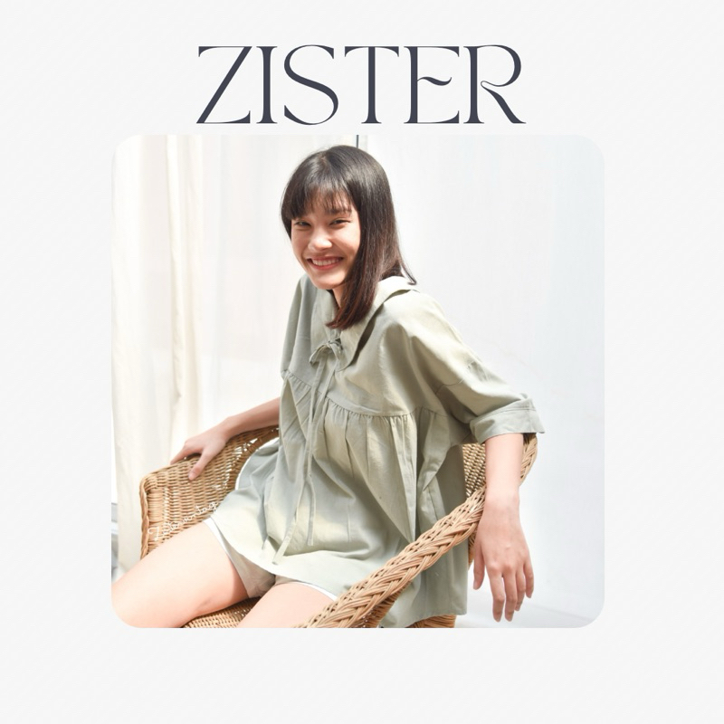 ZISTER | ZV0069 Twin minidress มินิเดรสผ้าฝ้าย ใส่ได้สองด้าน