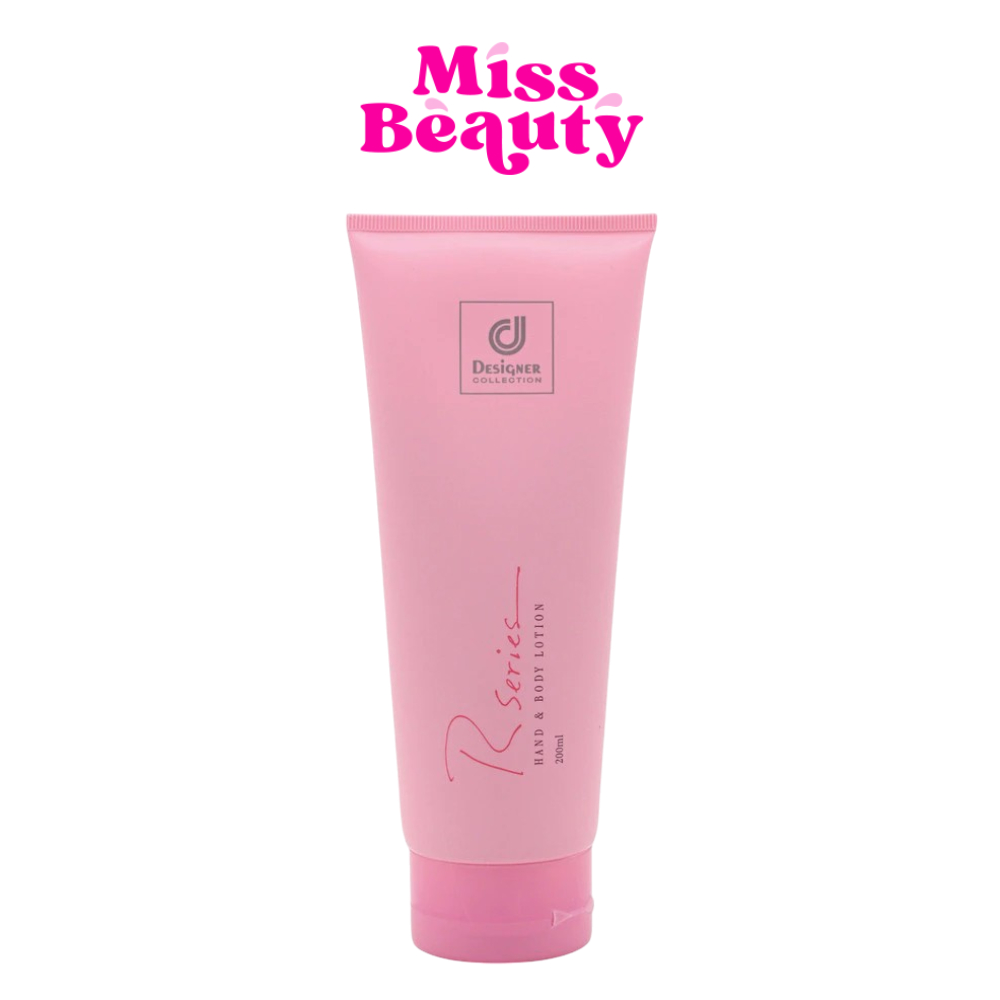 (หลอดสีชมพู) R-series โลชั่นน้ำหอม ช่วยให้ผิวนุ่มชุ่มชื่น 200 มล.