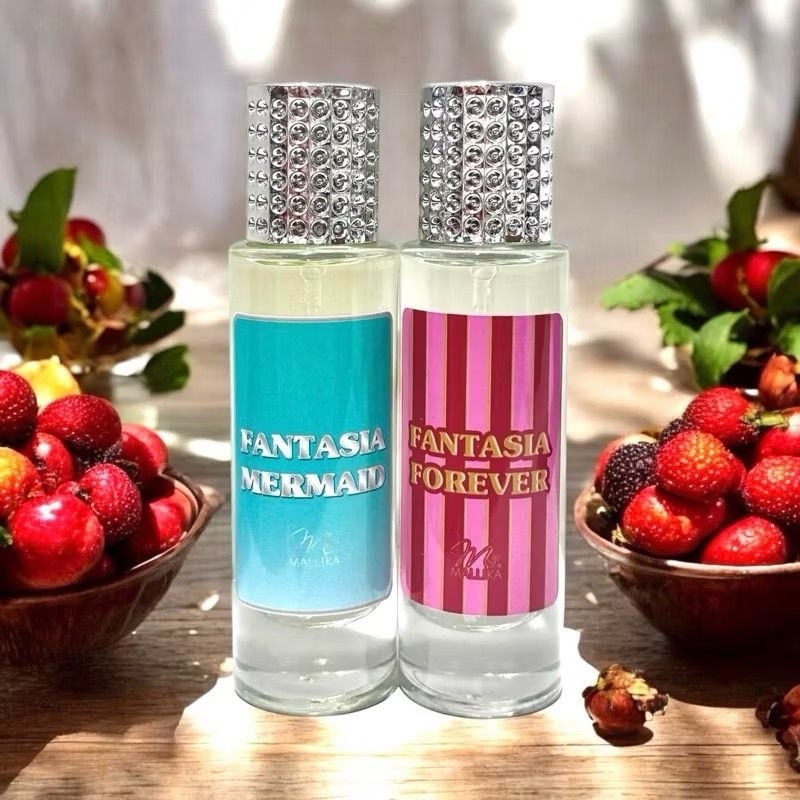 น้ำหอม MALLIKA FANTASIA FOREVER หอมหวาน ชวนฝันฟรุ๊ตตี้สนุกสนานร่าเริงกลิ่นเทียบแฟนตาเซียฟอร์เอเวอร์