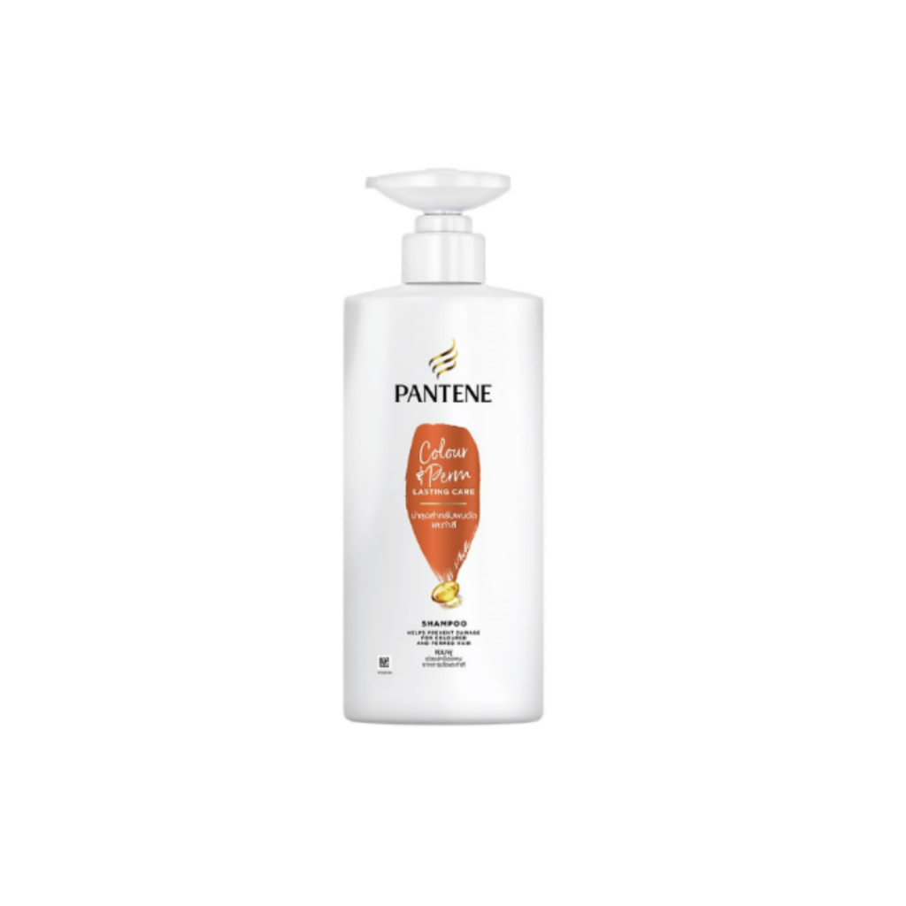 Pantene แพนทีน แชมพู คัลเลอร์แอนด์เพิร์มลาสติ้งแคร์ บำรุงสำหรับผมดัดและทำสี 380 มล.