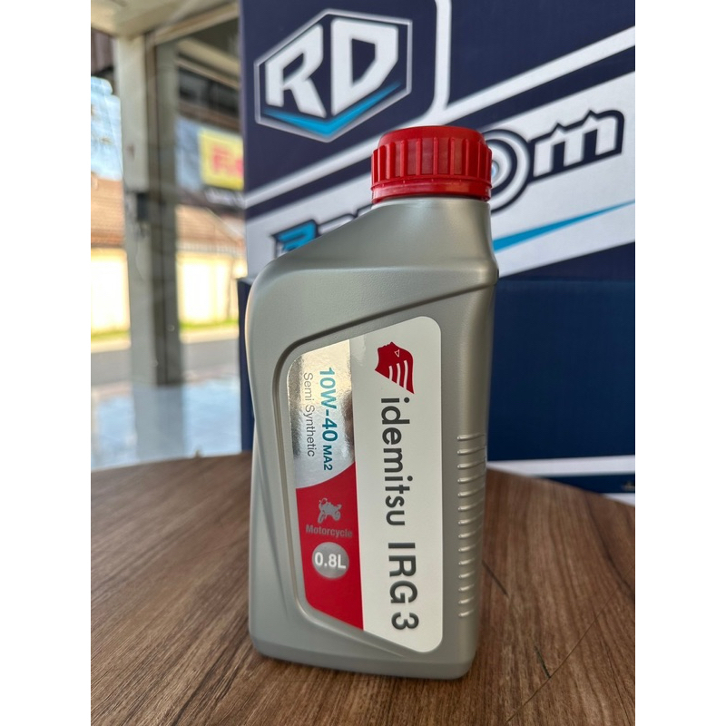 น้ำมันเครื่อง(หัวฉีด) อิเดมิสึ กึ่งสังเคราะแท้ 0.8 ลิตร (MA2) จากญี่ปุ่น