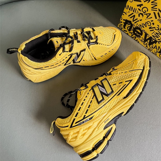 GANNI x New Balance NB 1906R Yellow Black ของแท้100%