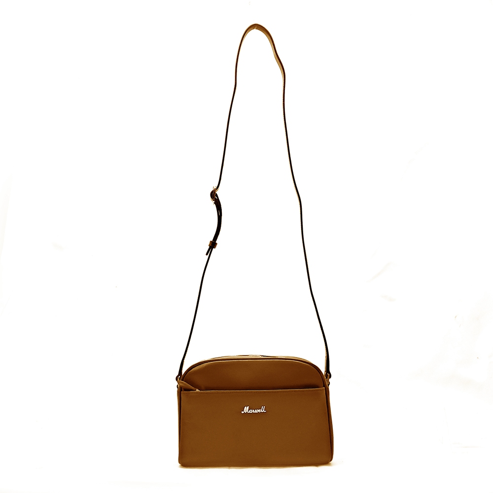 Marwell(มาร์เวลล์)กระเป๋าสะพายสตรี หนังแท้ สีแทน รุ่น MW 10-1748