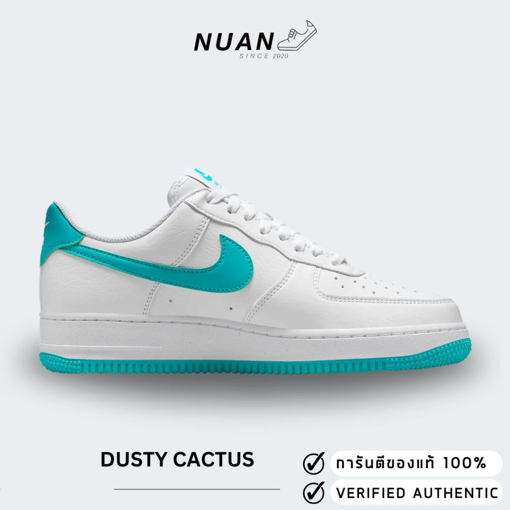 Wmns Nike Air Force 1’07 Next Nature "Dusty Cactus" DV3808-107 การันตี ของเเท้ 100% รองเท้าผ้าใบ รองเท้าลำลองผู้หญิง