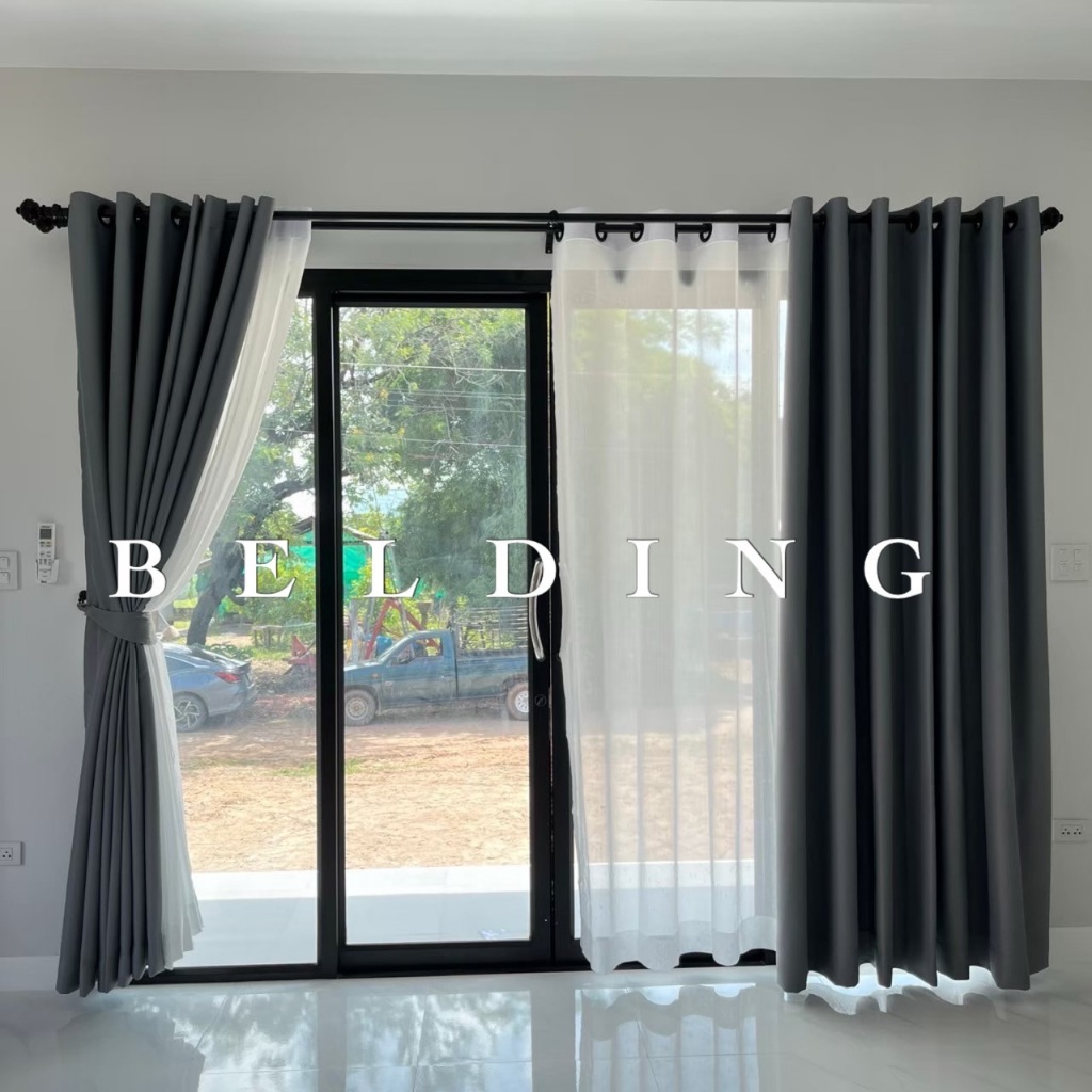 แนะนำ ผ้าม่าน ผ้าม่าน2ชั้นตาไก่ ม่าน2ชั้น ม่านขนาด2.2 ม่านขนาด2.6 ม่านขนาด2.8 1แพ็คม่านกันแสง1ชิ้น+ม่านโปร่ง1ชิ้น ราคาพิเศษ มีเก็บเงินปลายทาง