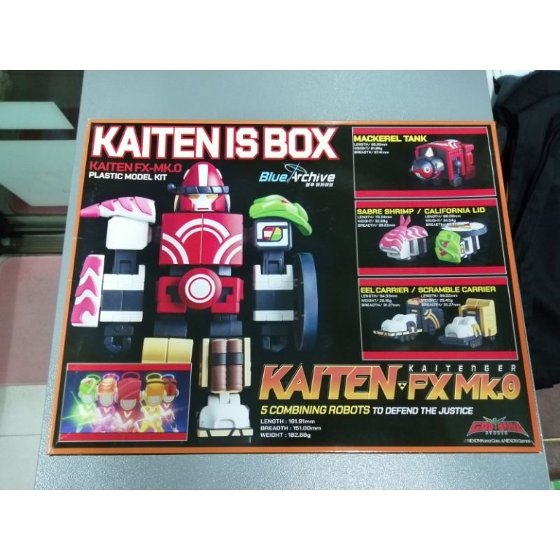 กล่องบุบ​ มือ​1​​ Blue​ Archive​ KAITEN FX​ Mk.0​ Plastic Model kit