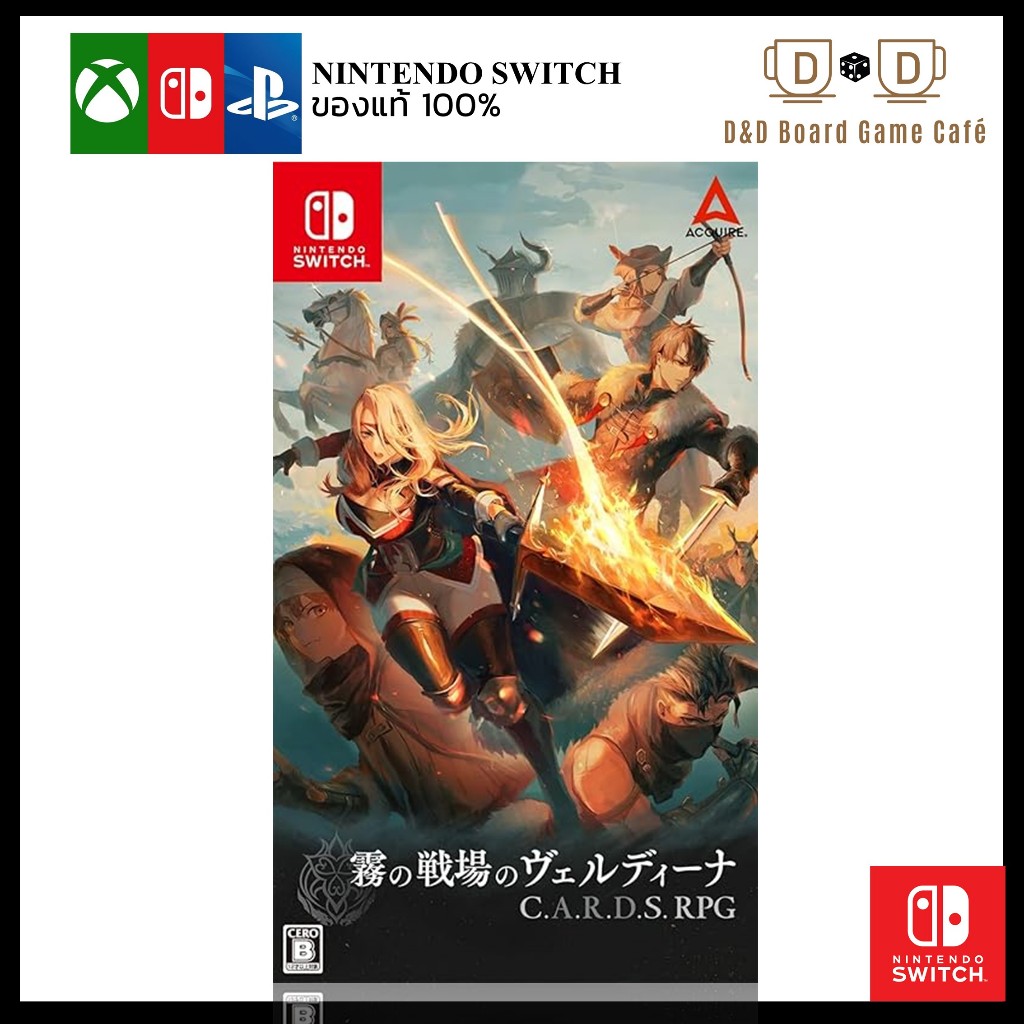 Nintendo Switch C.A.R.D.S. RPG: The Misty Battlefield [มือ1] สินค้าพร้อมส่ง สภาพดี อุปกรณ์ครบ มีภาษา