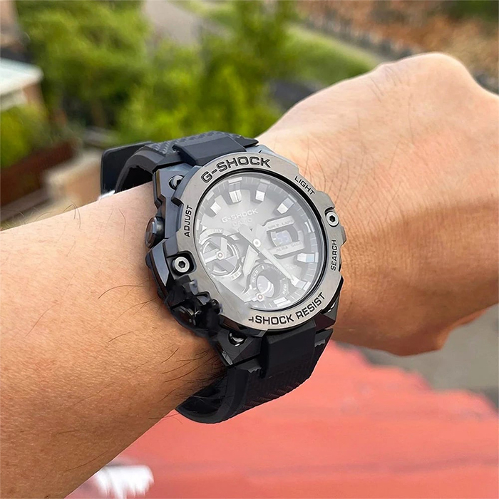 CASIO G-SHOCK GST-B400BB-1ADR (บลูทูธ,ทัชโซล่า) ของแท้ ประกันศูนย์ CMG