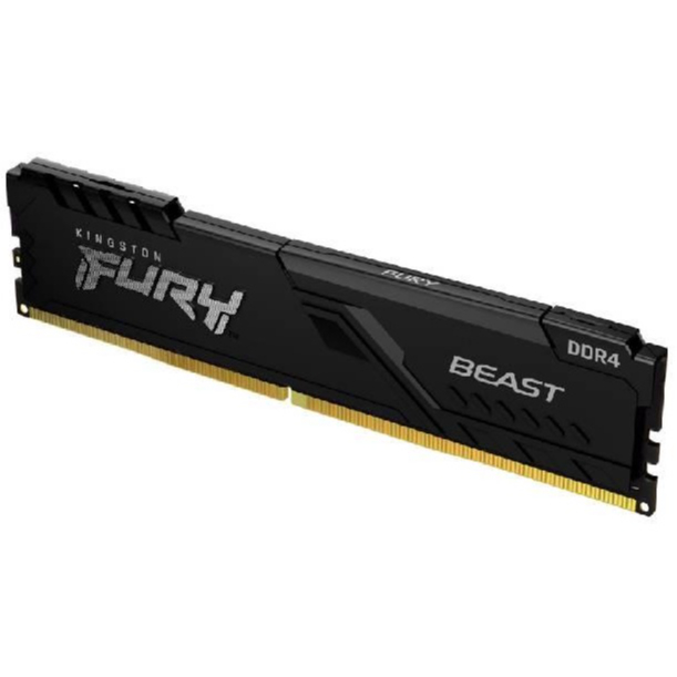 8GB (8GBx1) DDR4/3200 RAM PC (แรมพีซี) KINGSTON FURY BEAST BLACK (KF432C16BB/8) Warranty LT